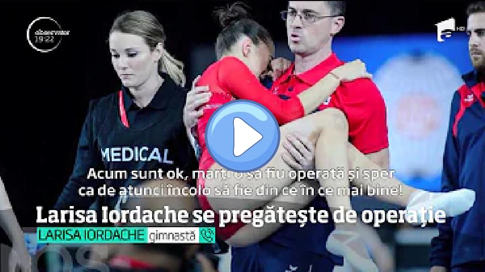 Video thumb: Larisa Iordache is preparing for surgery! The gymnast suffered a ruptured Achilles tendon.