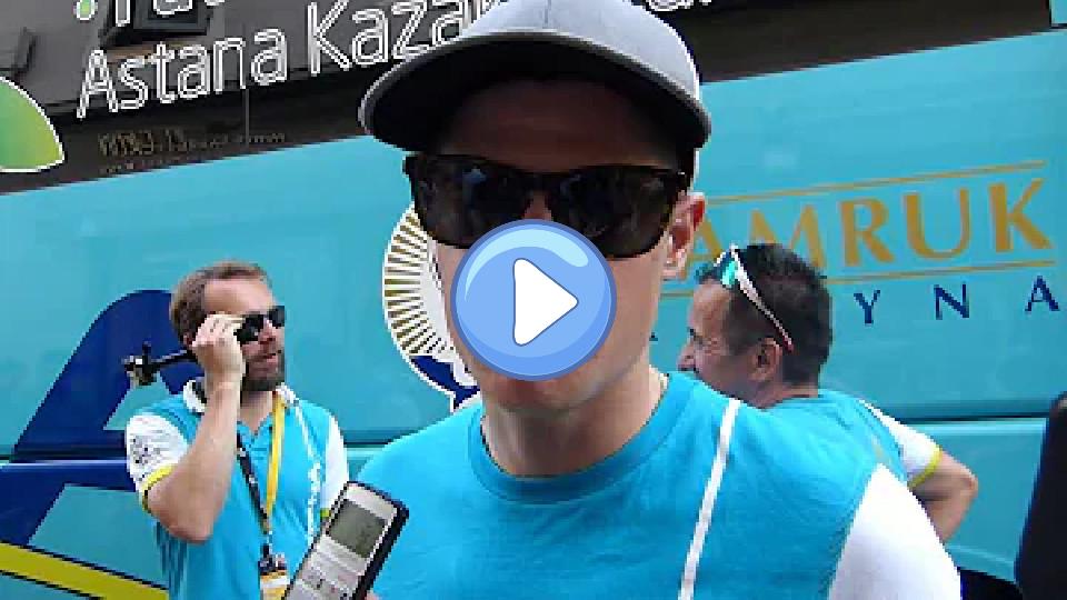 Video thumb: Fuglsang explains how he was taken out by a motorbike on Glandon