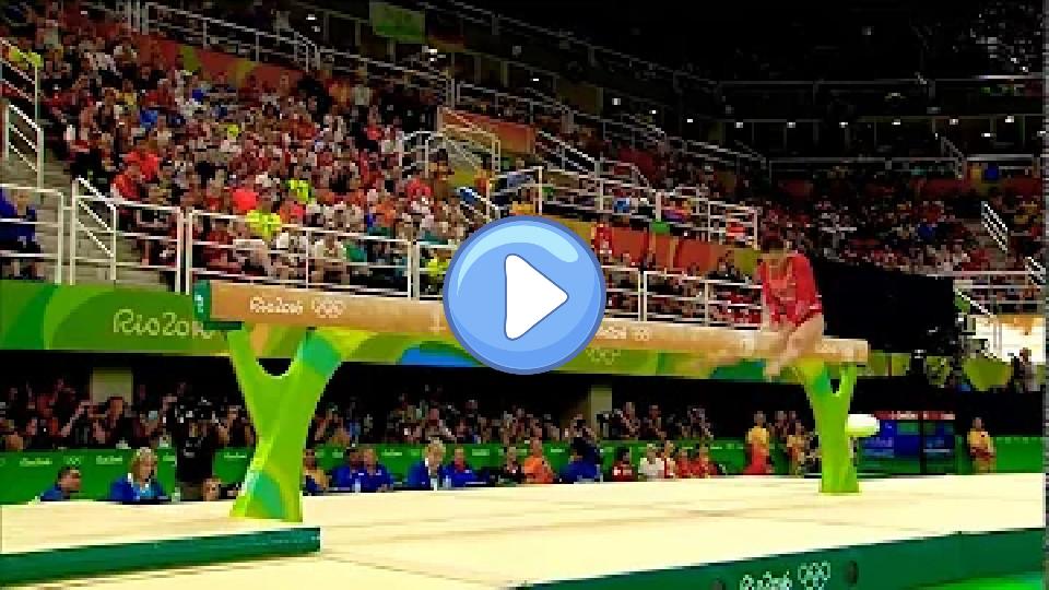 Video thumb: Lauren Hernandez 🇺🇸 BALANCE BEAM Finals 2016 Olympic Games 🥈