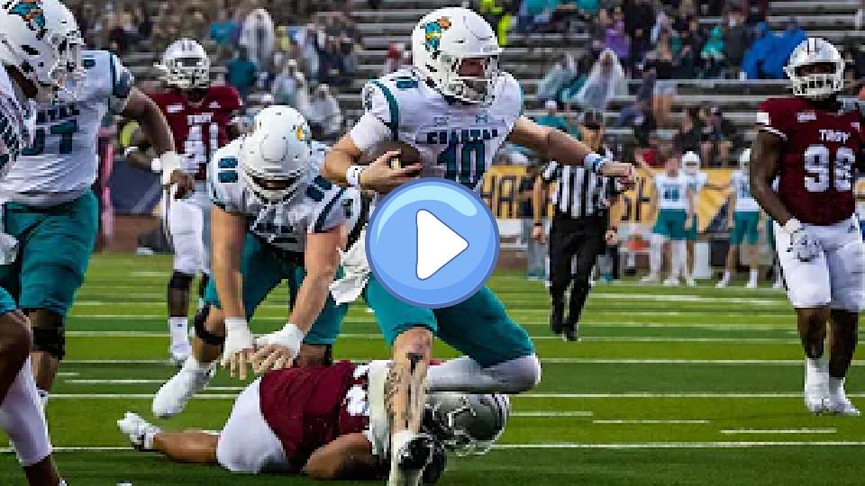Play video: Coastal Carolina QB Grayson McCall to enter the transfer portal. Video thumb: Coastal Carolina QB Grayson McCall to enter the transfer portal.