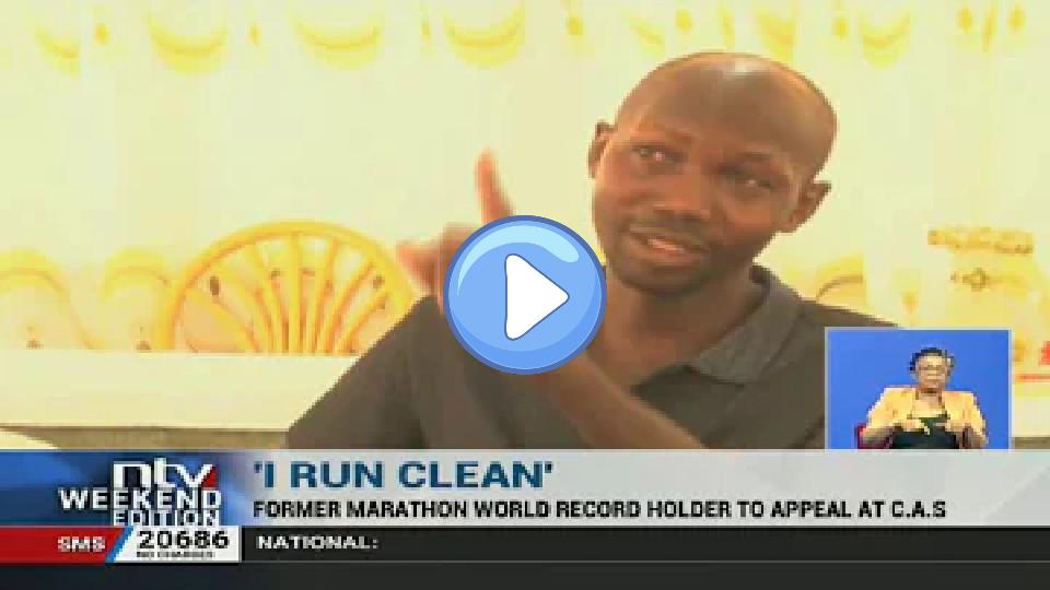 Video thumb: Wilson Kipsang accuses athletics body of bias after doping ban.