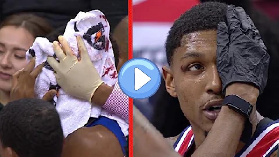 Video thumb: Bradley Beal & Tyrone Wallace Nasty Head Collision - Injury | Clippers vs. Wizards | Nov 20, 2018