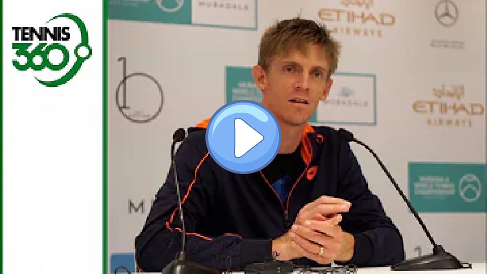 Video thumb: Kevin Anderson and Dominic Thiem discuss Novak Djokovic's injury in Abu Dhabi.