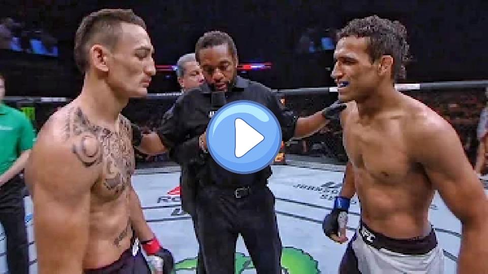 Play video: UFC Fight Night 74: Charles Oliveira vs. Max Holloway Video thumb: UFC Fight Night 74: Charles Oliveira vs. Max Holloway
