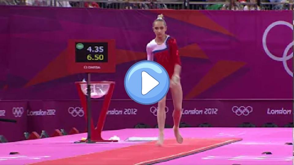 Video thumb: Viktoria Komova 2012 Olympics Qualification Vault