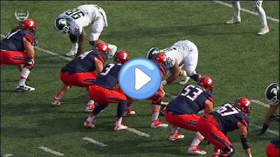 Play video: Jeff George Jr. connects with Sam Mays for the touchdown against Michigan State. Video thumb: Jeff George Jr. connects with Sam Mays for the touchdown against Michigan State.