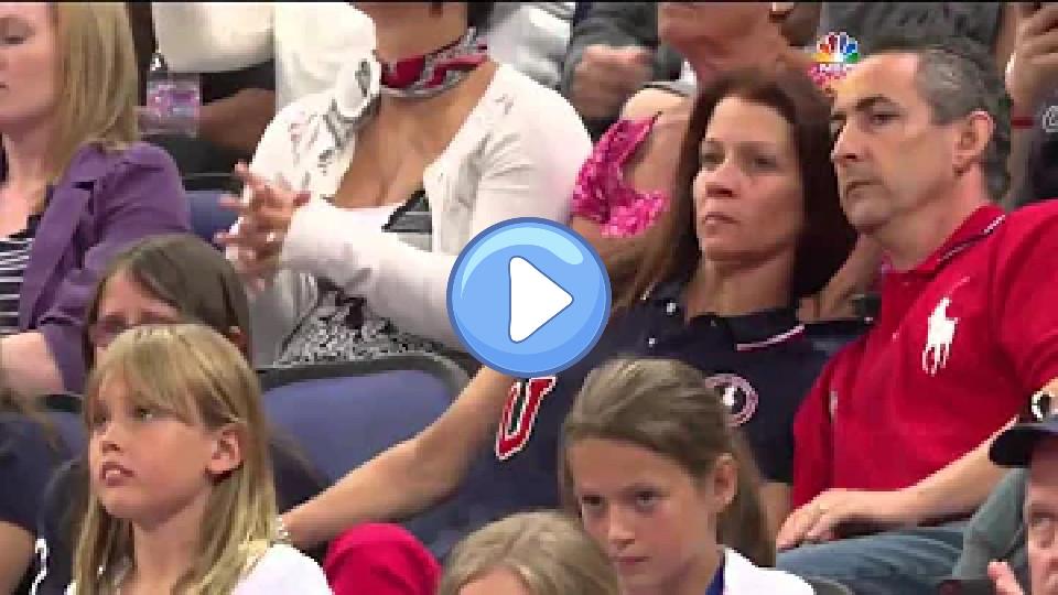 Video thumb: 2012 Olympic Gymnast Aly Raisman's Hilarious Parents' Reaction