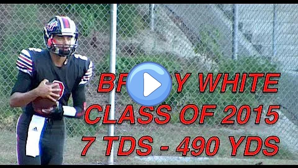 Play video: Brady White '15: 7 TDs - 490 Passing Yards Performance Video thumb: Brady White '15: 7 TDs - 490 Passing Yards Performance
