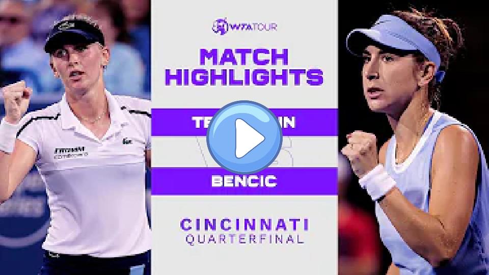 Play video: Jil Teichmann vs. Belinda Bencic | 2021 Cincinnati Quarterfinal | WTA Match Highlights Video thumb: Jil Teichmann vs. Belinda Bencic | 2021 Cincinnati Quarterfinal | WTA Match Highlights