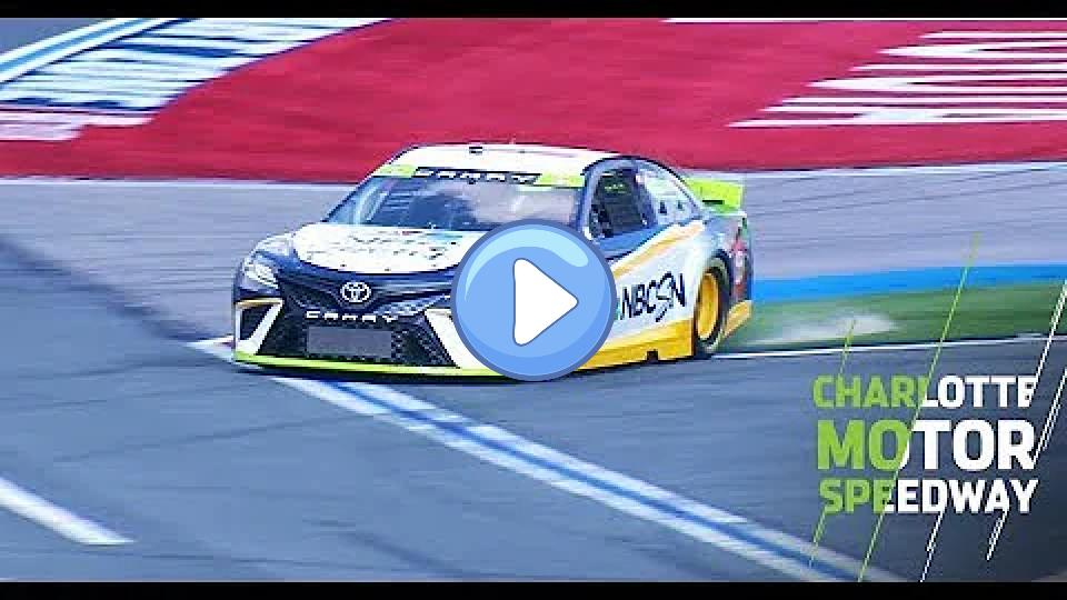 Video thumb: Jeff Burton speeds through the Roval chicane in the NASCAR pace car at Charlotte Motor Speedway.
