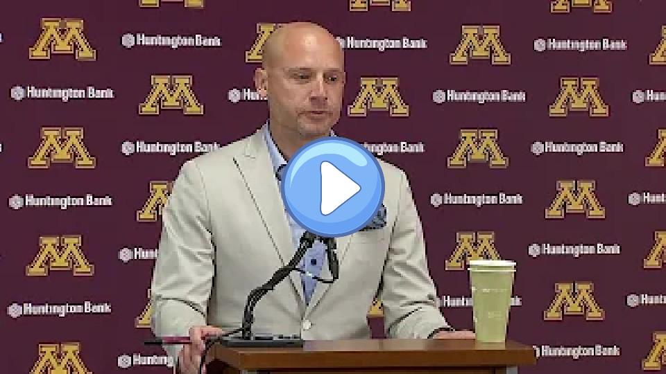 Video thumb: PJ Fleck discusses Tanner Morgan and the Gophers' QB situation at Penn State.
