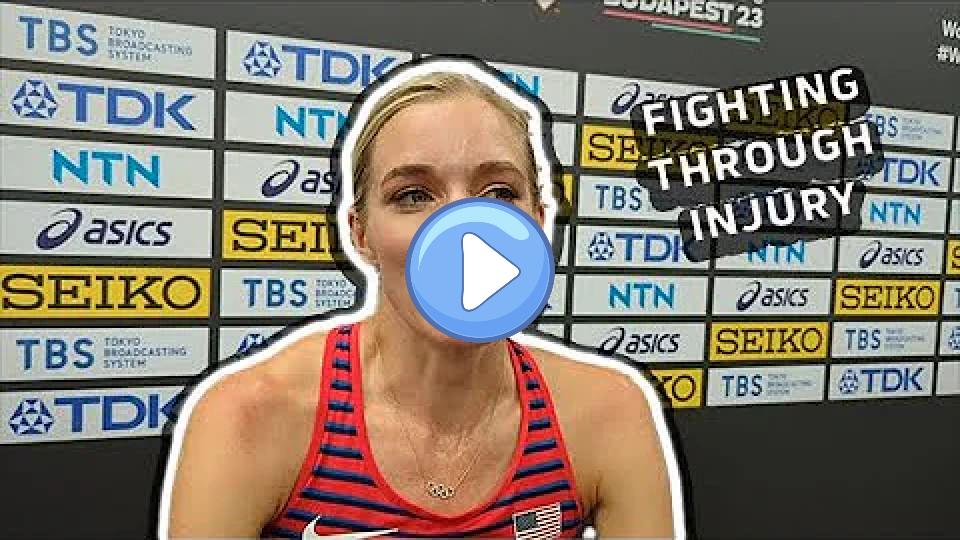 Video thumb: Emma Coburn Competes at World Championship 2023 Despite Hamstring Injury