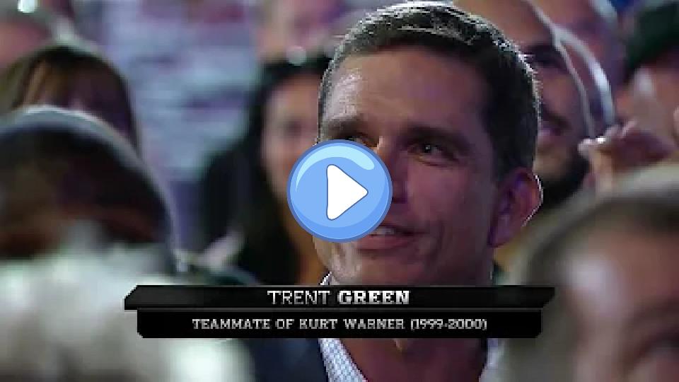 Video thumb: Trent Green's lessons stayed with me throughout the rest of my career – Kurt Warner's 2017 HOF Speech Clip #5