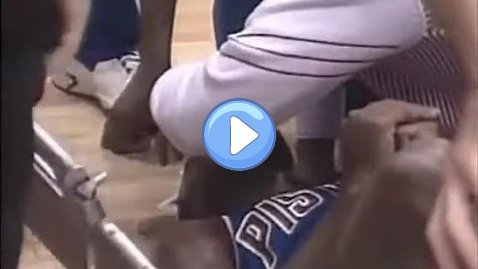 Play video: Isiah Thomas Hospitalized & Returns After Karl Malone Elbow (47 Stitches, Near Game-Winner) Video thumb: Isiah Thomas Hospitalized & Returns After Karl Malone Elbow (47 Stitches, Near Game-Winner)