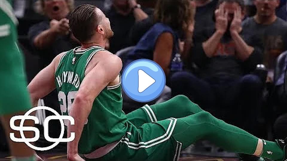 Video thumb: Gordon Hayward fractures left ankle in the 1st quarter of Celtics vs. Cavaliers | SportsCenter | ESPN