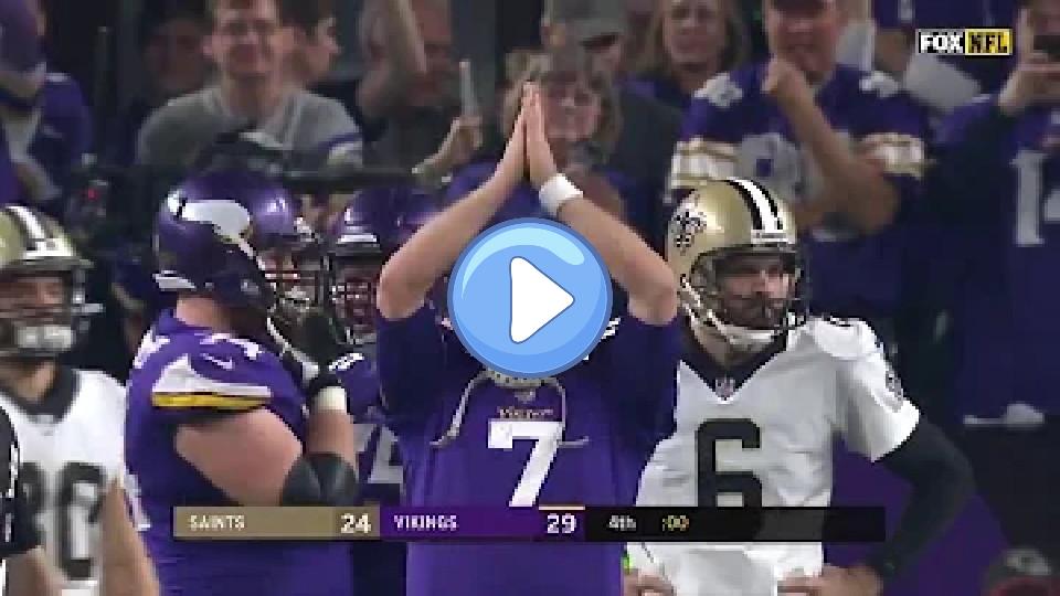 Video thumb: Amazing moment after Vikings' walk-off TD as Case Keenum leads 'SKOL' chant with the entire stadium.