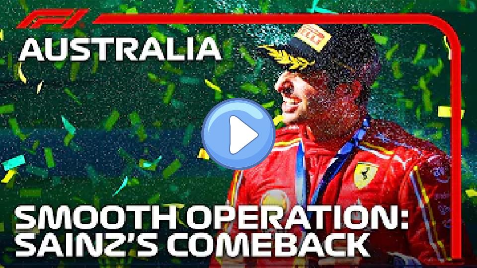 Video thumb: Carlos Sainz's Amazing Recovery: From Hospital Bed to Race Winner in Just 16 Days!