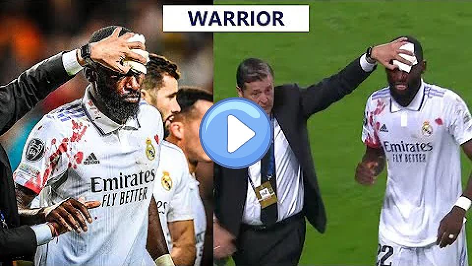 Video thumb: Antonio Rüdiger Injured After Scoring Last-Minute Goal vs Shakhtar Donetsk!