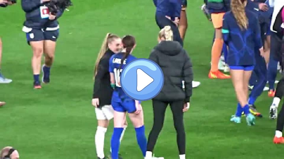 Video thumb: Rose Lavelle Hugging and Chatting with Former Manchester City Teammates