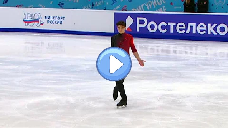 Video thumb: Makar Ignatov. Men. Free Program. Russian National Team Test Skates 2023