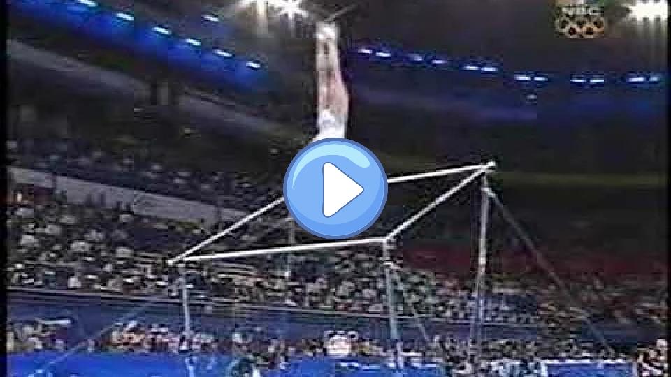 Video thumb: Yelena Produnova - 2000 Olympics Team Final - Uneven Bars