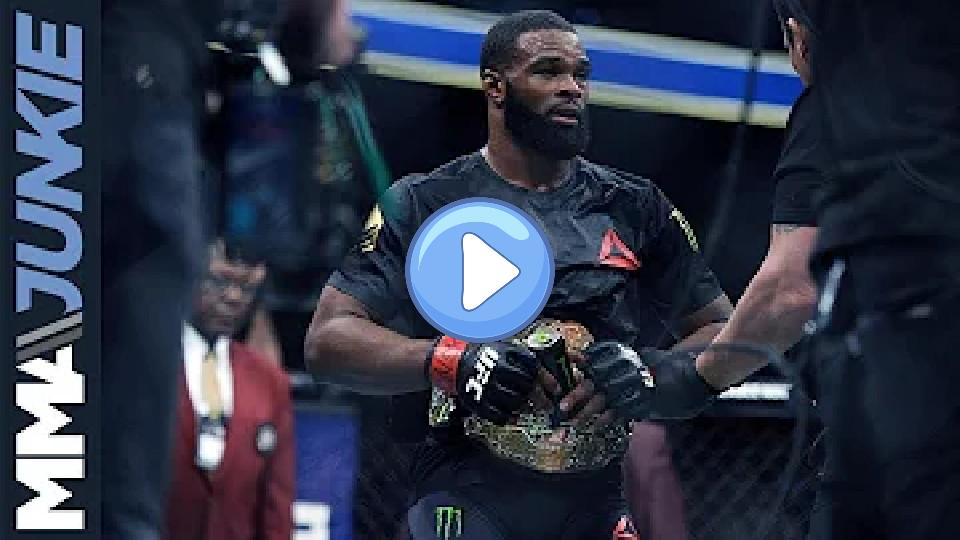 Video thumb: UFC champ Tyron Woodley discusses injury, potential opponents, and a move to middleweight.
