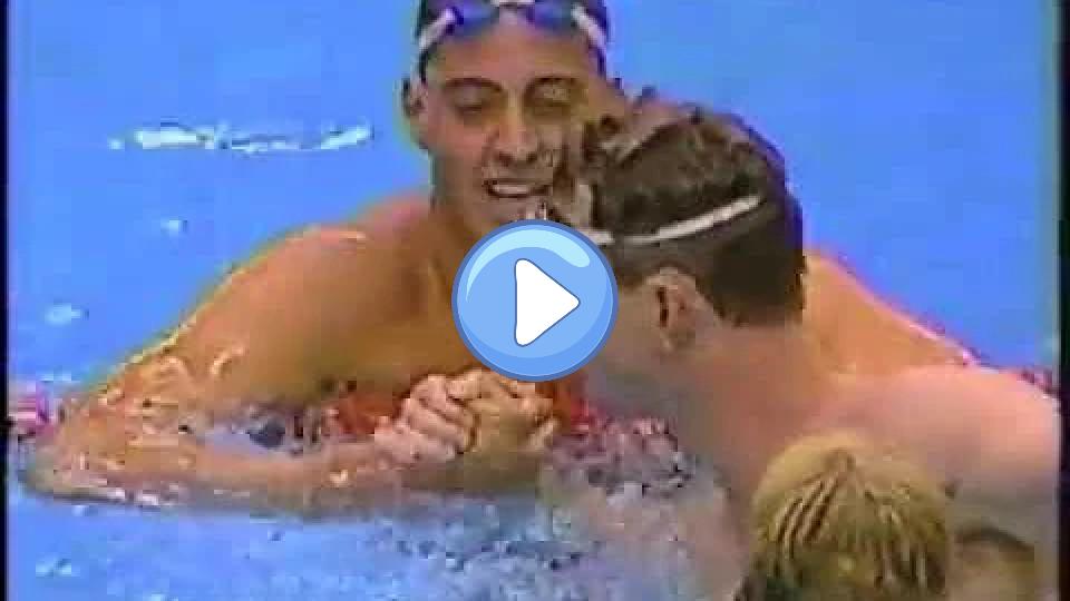 Video thumb: 1988 Olympic Games - Swimming - Men's 200 Meter Freestyle - Duncan Armstrong, AUS