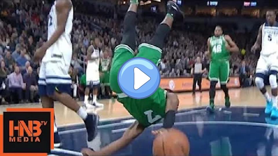 Video thumb: Jaylen Brown - Terrible Fall / Celtics vs. Timberwolves