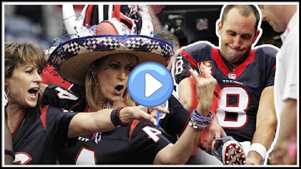 Play video: Texans Fans Cheer Matt Schaub's Injury Video thumb: Texans Fans Cheer Matt Schaub's Injury