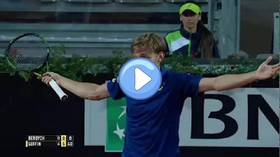 Video thumb: David Goffin defeats Tomas Berdych.