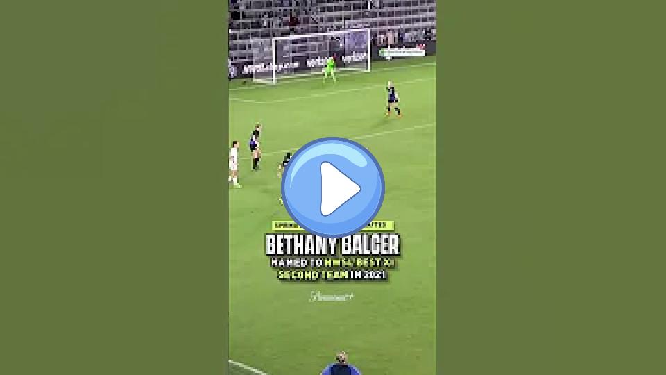 Video thumb: Undrafted in the NWSL in 2019 ➡️ NWSL Rookie of the Year in 2019 👏 Bethany Balcer #shorts