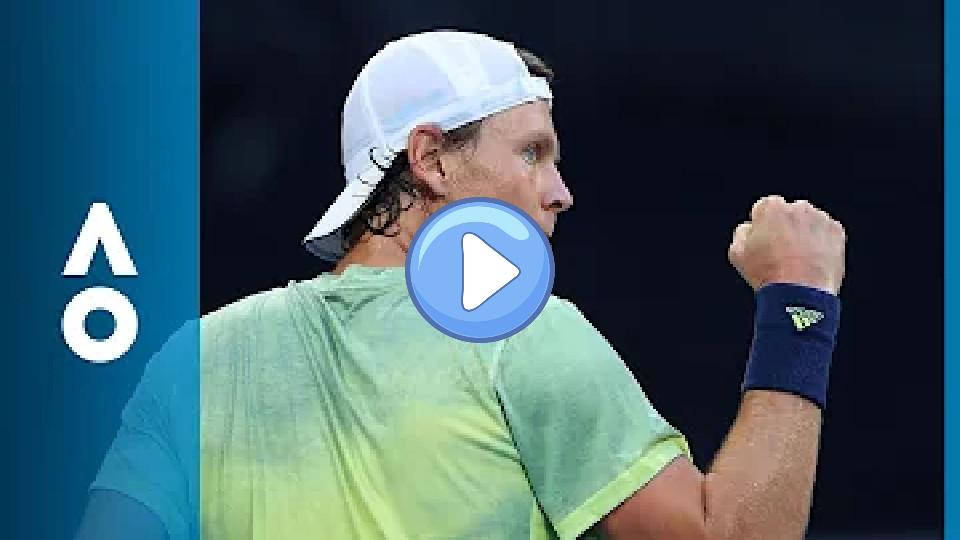 Video thumb: Tomas Berdych vs. Guillermo Garcia-Lopez Match Highlights (2R) | Australian Open 2018