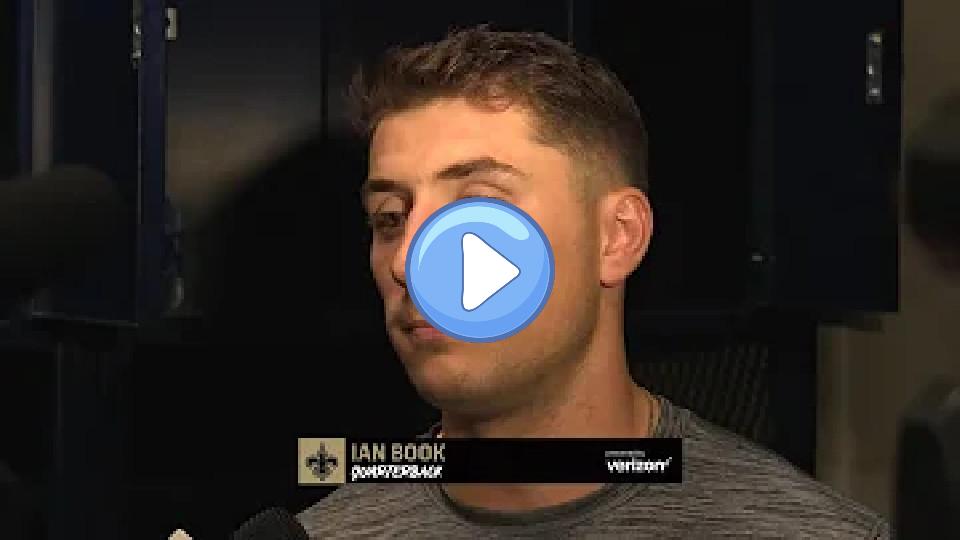 Play video: Ian Book on Turnovers in Preseason Loss | Saints vs. Texans Postgame Video thumb: Ian Book on Turnovers in Preseason Loss | Saints vs. Texans Postgame