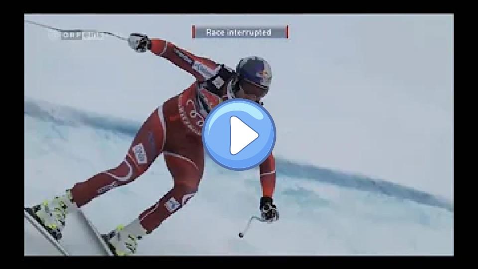 Play video: Aksel Lund Svindal Crash Hahnenkamm 2016 Video thumb: Aksel Lund Svindal Crash Hahnenkamm 2016