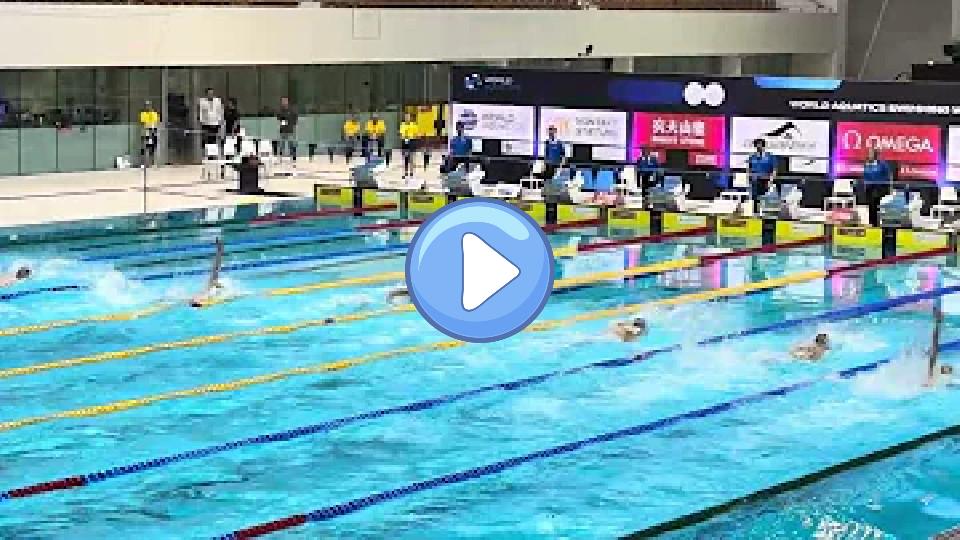 Video thumb: Thomas Ceccon, Ryosuke Irie, Ksawery Masiuk, Isaac Cooper | 100m Backstroke (Final) | World Cup Berlin 2023