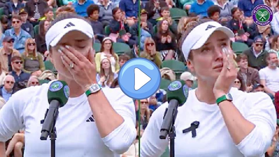 Play video: Elina Svitolina's Emotional Words on Ukraine | Fourth Round On-Court Interview | Wimbledon 2024 Video thumb: Elina Svitolina's Emotional Words on Ukraine | Fourth Round On-Court Interview | Wimbledon 2024