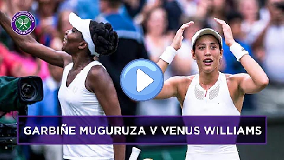 Video thumb: Garbiñe Muguruza vs Venus Williams: Wimbledon 2017 Ladies' Singles Final Highlights