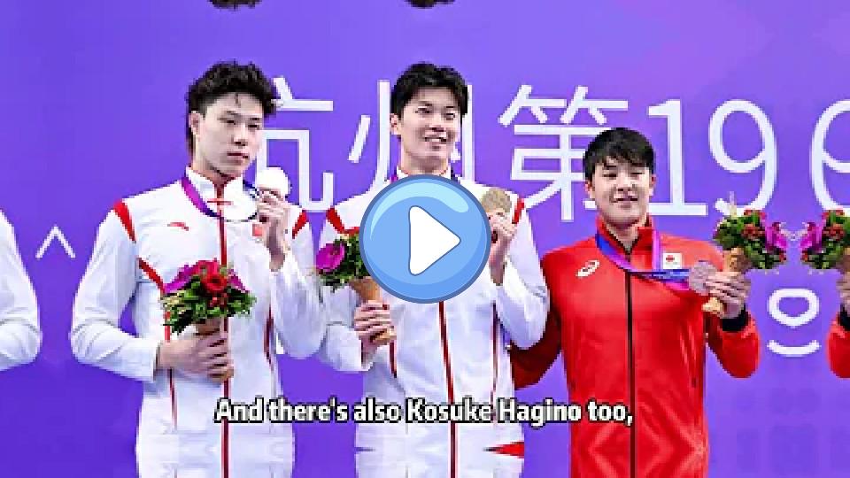 Play video: Wang Shun believes that strong rivalries can inspire breakthroughs in swimming. Video thumb: Wang Shun believes that strong rivalries can inspire breakthroughs in swimming.