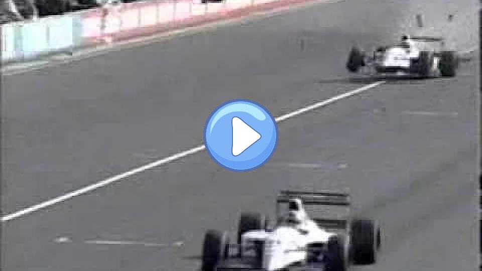 Video thumb: Accident - Pierluigi Martini and Christian Fittipaldi - 1993 Italian GP - Monza