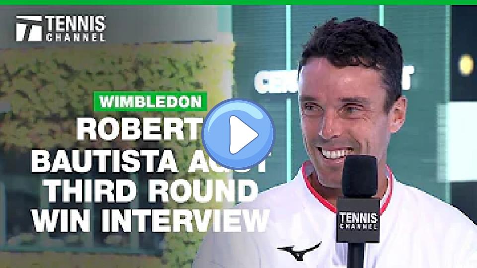 Video thumb: Roberto Bautista Agut Sheds Light on Journey Back from Injury | 2024 Wimbledon Third Round