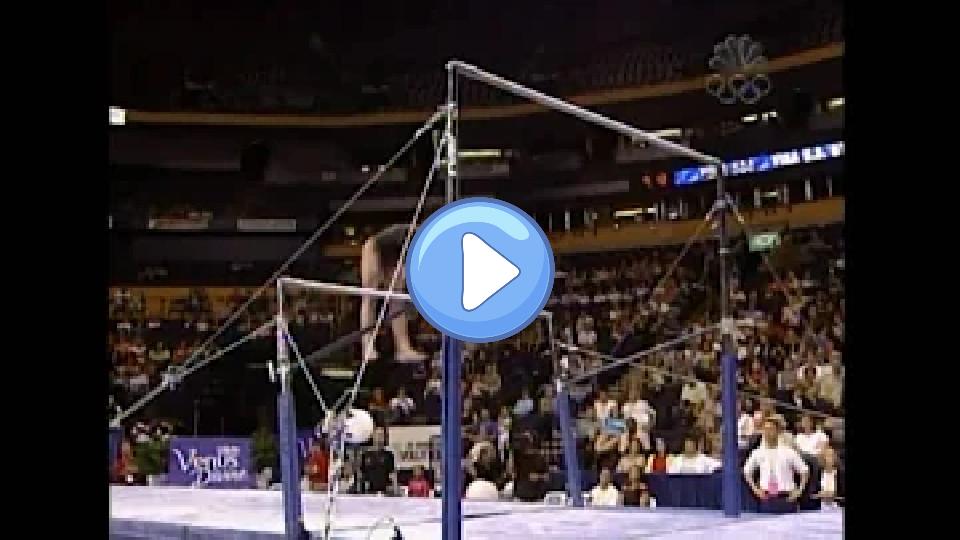 Video thumb: Tasha Schwikert - Uneven Bars - 2004 U.S. Gymnastics Championships - Women’s - Day 1