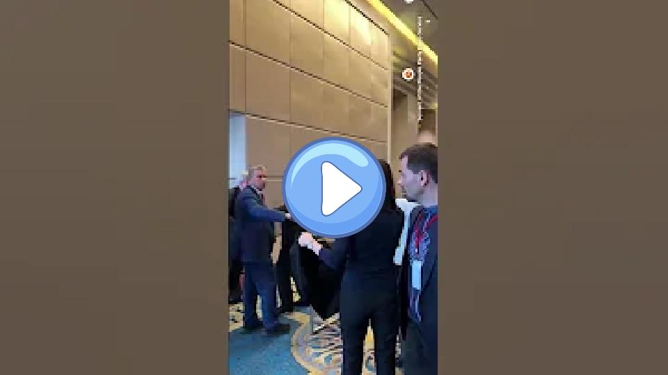 Video thumb: A Ukrainian delegate punches a Russian delegate in the face at a Black Sea nations meeting.