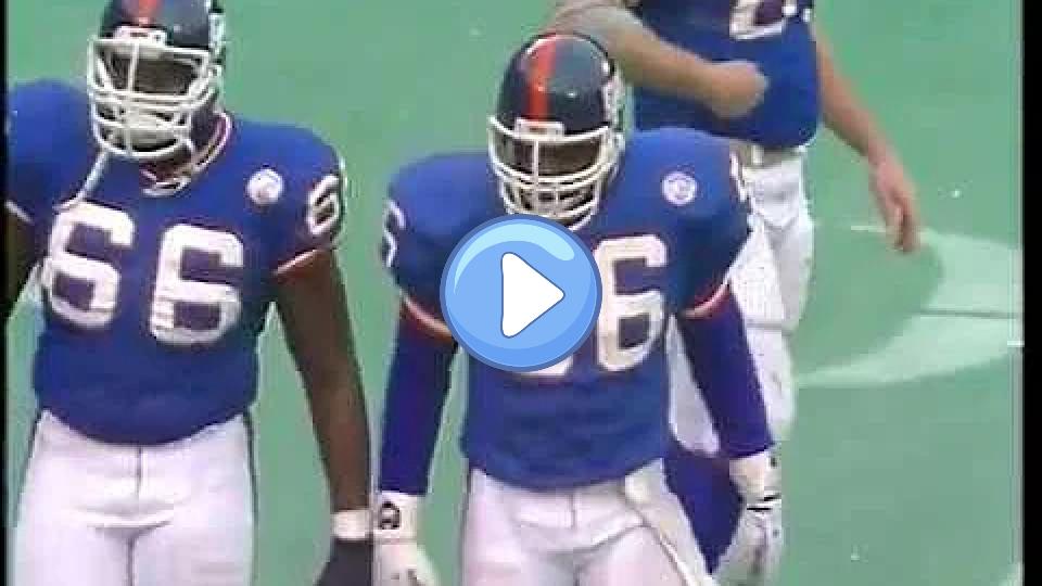 Video thumb: 1986 Divisional - Montana Hit Hard on LT Pick-Six