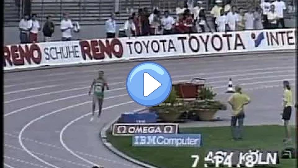 Video thumb: 3000m WR: Said Aouita, Cologne, 1989