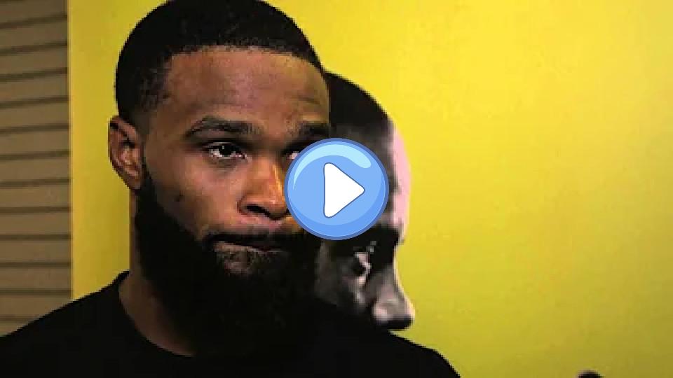 Video thumb: UFC 192: Woodley's Reaction to Hendricks' Injury