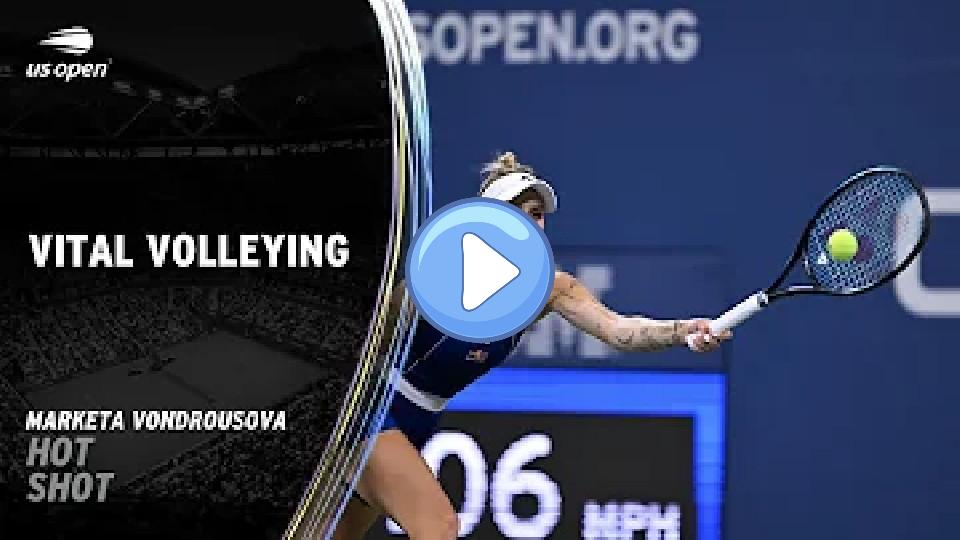 Video thumb: Marketa Vondrousova's Laser-Sharp Reactions | 2023 US Open