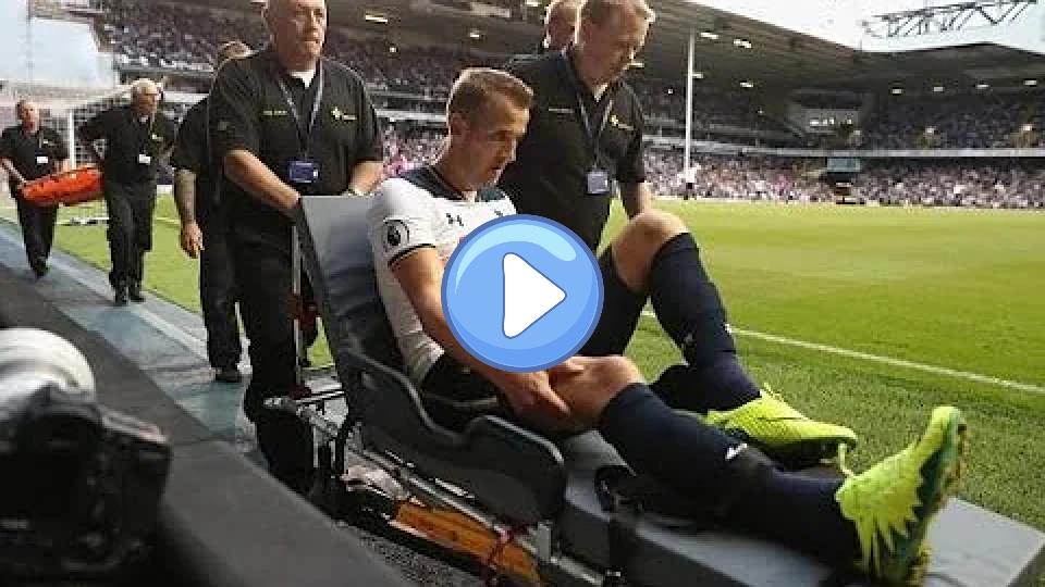 Video thumb: Harry Kane's injury looks worse than expected against Millwall.