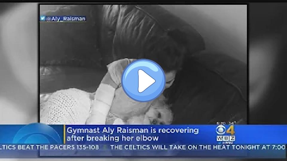 Video thumb: Gymnast Aly Raisman Recovering After Breaking Her Arm