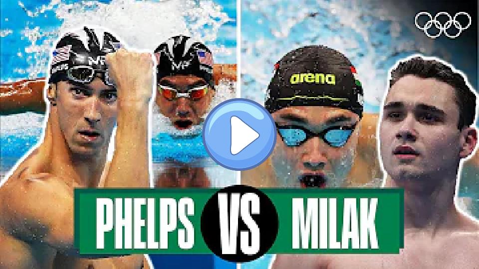Video thumb: Michael Phelps vs. Kristóf Milák - 200m Butterfly | Head-to-Head