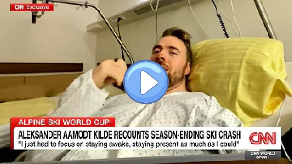 Video thumb: Aleksander Aamodt Kilde 🇳🇴 - Hospital Interview After Monstrous Crash in Wengen, January 17, 2024